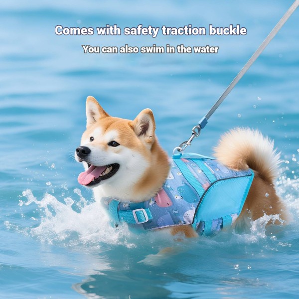 Pet Life Jacket Factory - Summer Water Play Protective Swimming Suit Dogs