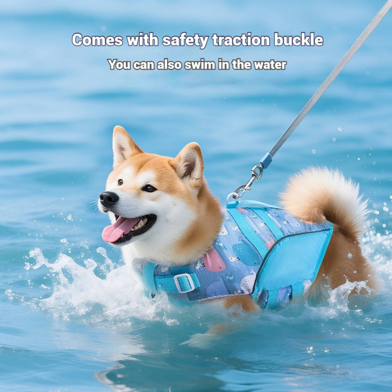Pet Life Jacket Factory - Summer Water Play Protective Swimming Suit Dogs