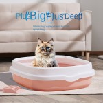 Cat Litter Box Manufacturer - Best-Selling Large Semi-Closed Luxury PP Easy Clean