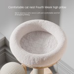 Cat Toy Manufacturer - Solid Wood Integrated Nest Sisal Rope Scratcher