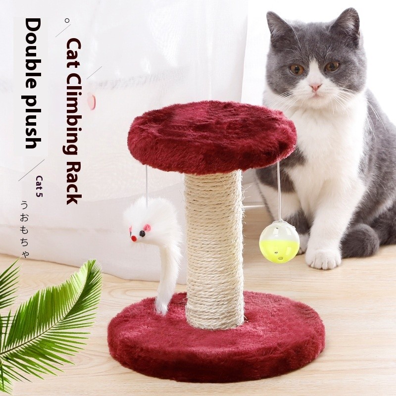 Cat Climbing Tree Supplier - Wholesale Double-Layer Funny Mouse Plush Sisal