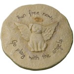 Memorial Urn Factory - Angel Wings Resin Simulation Memorial Stone Pet Caskets