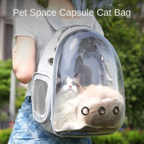 Cat Bag Factory - Wholesale Transparent Oxford Space Capsule Pet Carrier