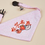 Pet Scarf Supplier - Adjustable Polyester Solid Animal Pattern Personalized