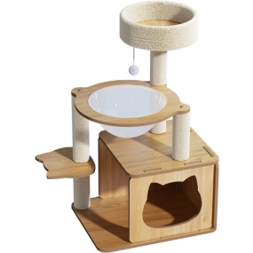 Cat Tree Manufacturer - Large Multi-Layer High-Density Board Cartoon Space