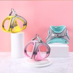 Pet Harness Factory - Solid Pattern Vest-Style Traction Rope for Pets