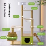 Cat Tree Factory - Integrated Nest Scratching Board Climb Frame Multi-Layer