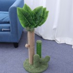 Cat Toy Manufacturer - Luxury Modern Wood Sisal with Hemp Rope Scratch Board