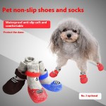 Pet Shoes Factory - Non-Slip Plastic Bottom Winter Dog Shoes Outdoor