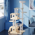 Cat Tree Factory - Solid Wood with Sisal Column Space Capsule Climbing Rack