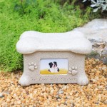 Pet Urn Supplier - In Stock Creative Polyresin with Photo Frame Casket