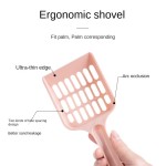 Pet Waste Tool Supplier - Durable Plastic Tofu Litter Shovel Fall-Resistant Design
