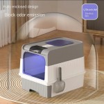 Litter Basin Factory - Oversized 20L Fully-Enclosed UV Sterilization Top-Entry