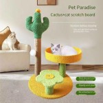 Cat Climbing Frame Supplier - Wholesale Cactus Crawler with Cloth Springboard