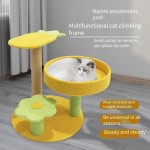 Cat Climbing Frame Supplier - Wholesale Cactus Crawler with Cloth Springboard