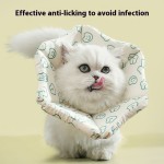 Pet Headgear Supplier - Large Adjustable Nylon Silicone PU Anti-Lick Collar