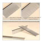 Pet Comb Manufacturer - Wholesale Dual-Use Stainless Steel Plastic Skin Care