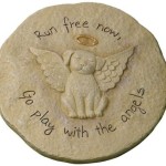 Memorial Urn Factory - Angel Wings Resin Simulation Memorial Stone Pet Caskets