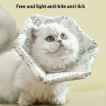 Pet Headgear Supplier - Large Adjustable Nylon Silicone PU Anti-Lick Collar