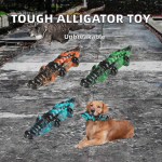 Dog Chew Toy Factory - Hot Sale Alligator Shaped Tough Nylon-Indestructible