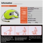 Pet Traction Rope Supplier - Automatic Telescopic Nylon 3/5/8m Reflective