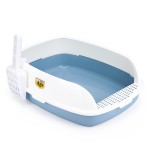 Pet Toilet Factory - Large Semi-Open Anti-Splash Cat Toilet with Shovel