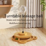 Cat Toy Supplier - Eco-Friendly Sustainable Set Spring Rotating Leaky Food Ball