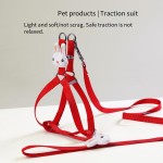 Dog Leash Factory - New Cartoon Rabbit Padded Chest Strap Nylon Polyester