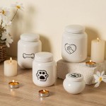 Ceramic Urn Supplier - Modern Custom Shape Pet Funeral Supplies Animals