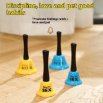 Pet Training Toy Supplier - Interactive Metal Hand Bell Dog Taming Call Training