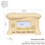 Pet Urn Supplier - In Stock Creative Polyresin with Photo Frame Casket