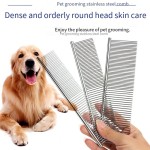 Pet Comb Manufacturer - Wholesale Dual-Use Stainless Steel Plastic Skin Care
