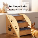 Dog Ramp Supplier - Modern Animal Pattern Wooden Anti-Slide Climbing Slope
