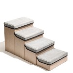 Pet Stairs Manufacturer - Portable Foldable Storage Dog Stairs Climbing Ladder