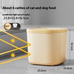 Pet Storage Bowl Supplier - Large Capacity 7L Vacuum Moisture-Proof Food Bucket