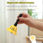 Pet Training Toy Supplier - Interactive Metal Hand Bell Dog Taming Call Training