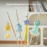 Cat Stick Manufacturer - Animal Park Series Eco-Friendly Self-Help Wood Toys