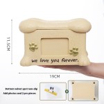Pet Urn Supplier - In Stock Creative Polyresin with Photo Frame Casket