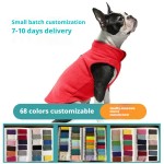 Pet Clothes Supplier - Support Customized Warm Solid Color Thickened Fleece Vest