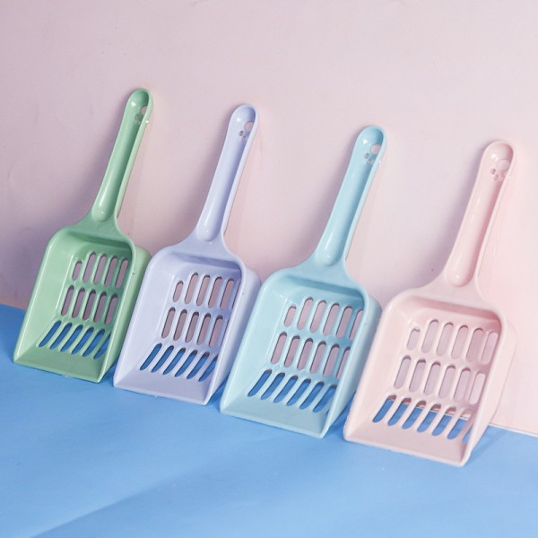 Pet Waste Tool Supplier - Durable Plastic Tofu Litter Shovel Fall-Resistant Design