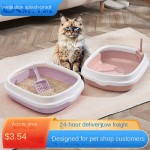 Cat Litter Box Manufacturer - Best-Selling Large Semi-Closed Luxury PP Easy Clean