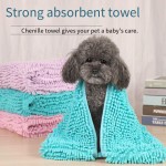 Pet Towel Manufacturer - Wholesale Chenille Absorbent ABS Material Dog Cleaning