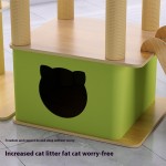 Cat Tree Factory - Integrated Nest Scratching Board Climb Frame Multi-Layer