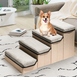 Pet Stairs Manufacturer - Portable Foldable Storage Dog Stairs Climbing Ladder
