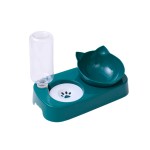 Pet Feeder Supplier - Automatic Double with Water Bottle Stainless Steel Bowls