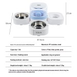 Automatic Feeder Factory - Portable Removable Washable Stainless Steel Double Bowl