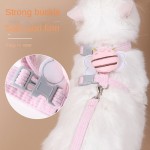Pet Traction Rope Supplier - Bee Cat Comfortable Nylon I-Shaped Adjustable