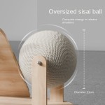 Cat Toy Manufacturer - Solid Wood Integrated Nest Sisal Rope Scratcher