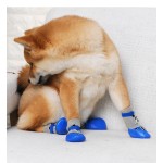 Pet Shoes Factory - Non-Slip Plastic Bottom Winter Dog Shoes Outdoor