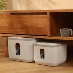 Pet Storage Barrel Factory - Japanese Simple Large Capacity Eco-Friendly Plastic